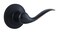 Kwikset Tustin Dummy Door Handle Single Sided Lever for Closets French Double Doors and Pantry Venetian Bronze NonTurning Right Handed Interior PushPull Lever with Microban Protection