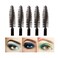 G2PLUS 100PCS Disposable Eyelash Brushes Adjustable Mascara Wands Makeup Applicator Kits Eyelash Spoolies Brushes for Eyelash Extensions and Eyebrows Black