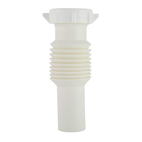 Plumb Pak PP8125 Flex N Fix Extension Tube 9 x 114 Inlet 114 x 9 White