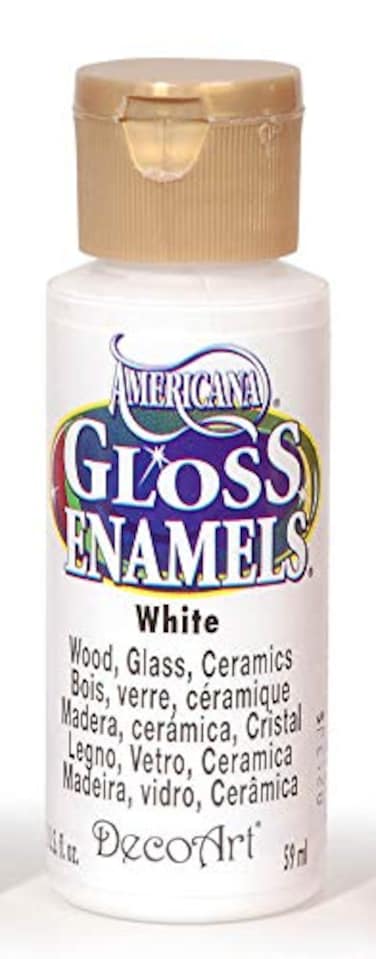 Deco Art Americana Gloss Enamels Acrylic Paint 2oz White