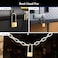 BRINKS  40mm Solid Brass Keyed Padlock with 25 Shackle Clearance 2Pack  Chrome Plated with Hardened Steel Shackle 17142201