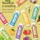 YesBes 128 Pack Lip Balm Natural Lip Balm Bulk with Vitamin E and Coconut Oil Moisturizing Lip Balm for Dry Cracked Lips Lip Balm for Stocking Stuffers  8 Flavors