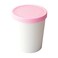 Tovolo Sweet Treat Reusable Ice Cream Container for Homemade Ice Cream Pink  1 Quart Stackable Storage Tubs with Silicone Lids for Freezer  BPAFree  DishwasherSafe