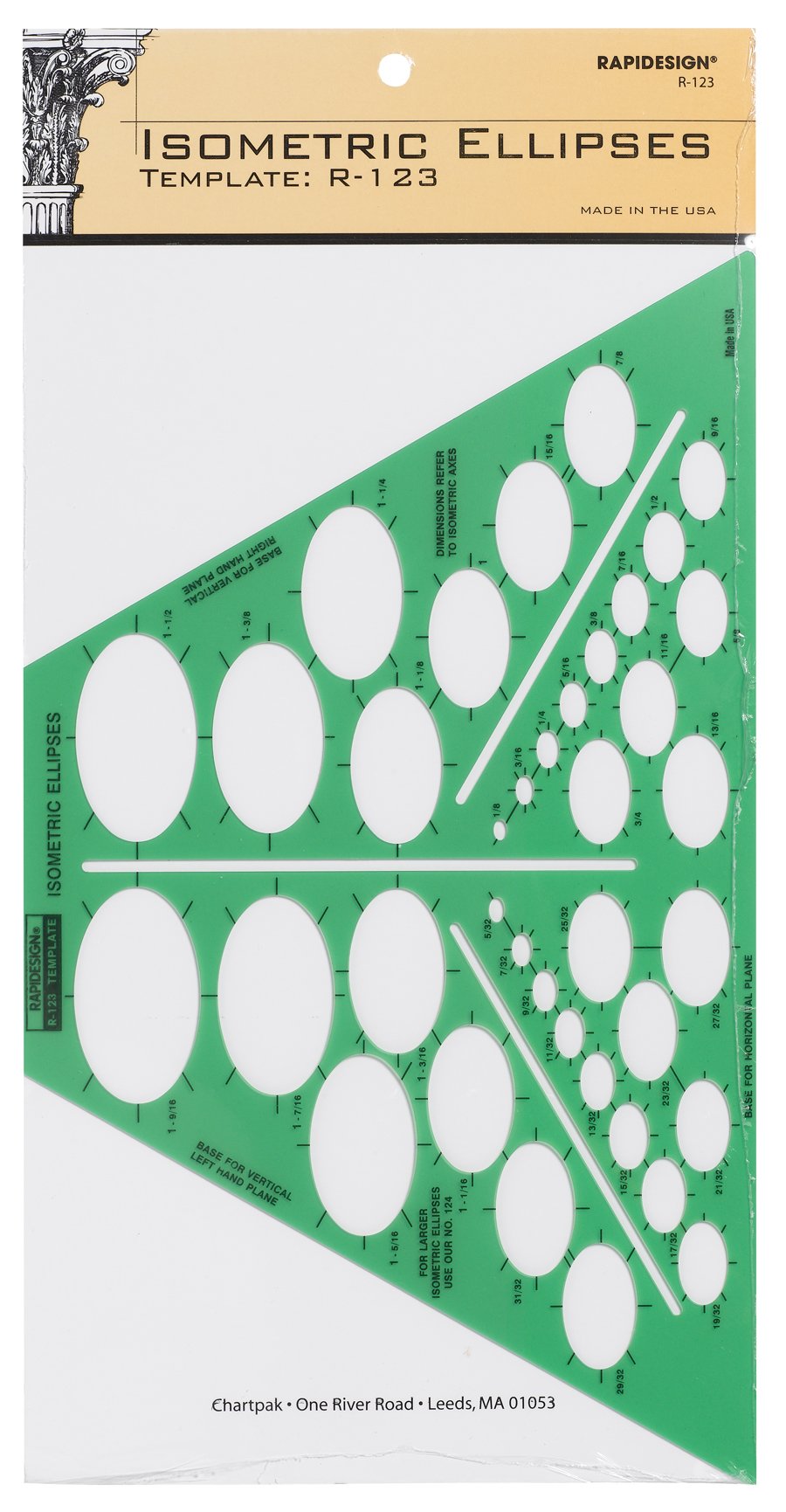 Buy Rapidesign Isometric Ellipse Template 1 Each R123 Online ...