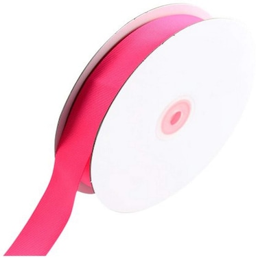 Creative Ideas 78Inch Solid Grosgrain Ribbon 50Yard Neon Pink
