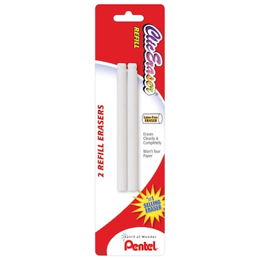 Pentel Clic Eraser Refills Pack Of 2