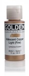 Golden Fluid Acrylic Paint 1 OunceIridescent Copper Light