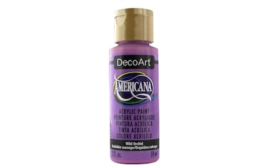 Deco Art Americana Acrylic Paint 2ozWild Orchid  SemiOpaque Fabric