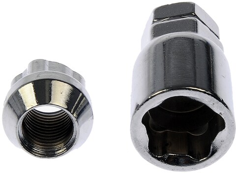 Dorman 711626 Wheel Nut Lock Chrome Bulge Seat Open End M14150 Compatible with Select Models 4 Pack