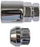 Dorman 711626 Wheel Nut Lock Chrome Bulge Seat Open End M14150 Compatible with Select Models 4 Pack
