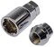 Dorman 711626 Wheel Nut Lock Chrome Bulge Seat Open End M14150 Compatible with Select Models 4 Pack
