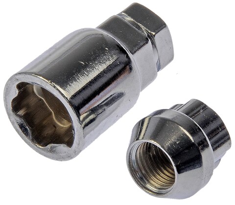 Dorman 711626 Wheel Nut Lock Chrome Bulge Seat Open End M14150 Compatible with Select Models 4 Pack