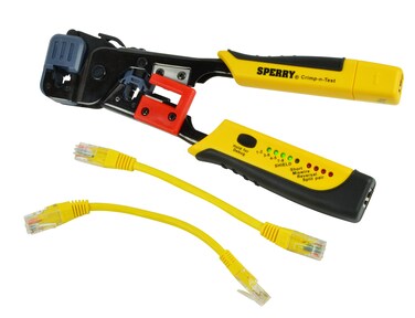 Sperry Instruments GMC3000 Modular Crimper  Cable Tester  Yellow