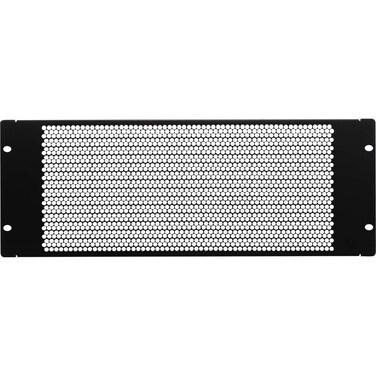 NavePoint 4U Blank Rack Mount Panel Spacer with Venting for 19Inch Server Network Rack Enclosure Or Cabinet Black