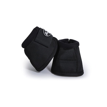 Professionals Choice Ballistic Overreach Bell Boots for Horses  Superb Protection Durability  Comfort  Quick Wrap Hook  Loop  Sold in Pairs  Small Black