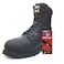 IRONLACE Unbreakable Round Bootlaces  Indestructible Waterproof  Fire Resistant Boot  Shoe Laces 1500Pound Breaking StrengthPair Black 54Inch 32mm Diameter 1Pair
