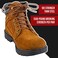 IRONLACE Unbreakable Round Bootlaces  Indestructible Waterproof  Fire Resistant Boot  Shoe Laces 1500Pound Breaking StrengthPair Brown 54Inch 32mm Diameter 1Pair