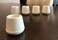 Shepherd Hardware 9121 1Inch Inside Diameter Rubber Leg Tips White  89121 4 Count Pack of 1
