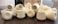 Shepherd Hardware 9121 1Inch Inside Diameter Rubber Leg Tips White  89121 4 Count Pack of 1