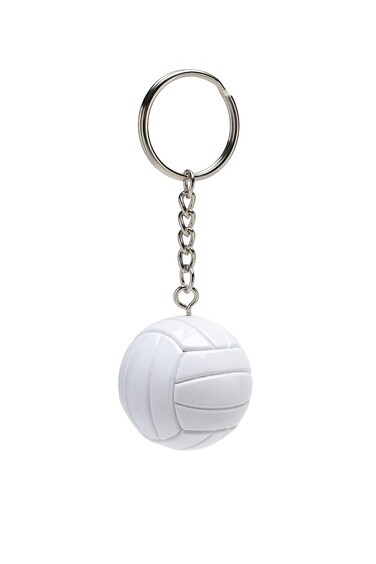 Tandem Sport Volleyball Key Chain  Mini Volleyball On Key Ring  Volleyball Keychain for Backpacks Gym Bags Purses  Volleyball Themed Party Supplies  Gift for Volleyball Players