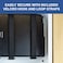 Legrand  OnQ Structured Media Enclosure Mounting Plate Universal Mounting Plate FullWidth Mounting Plate with 75FT Velcro Roll Recessed Wall Plate to Organize Products Black 36490401