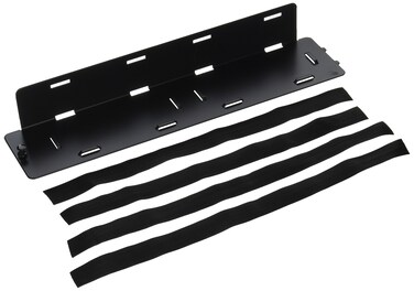 Legrand  OnQ Structured Media Enclosure Mounting Plate Universal Mounting Plate FullWidth Mounting Plate with 75FT Velcro Roll Recessed Wall Plate to Organize Products Black 36490401