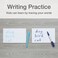 Oxford Primary Ruled Index Cards 5 x 8 Inches White Lined on Front Blank on Back Kids Handwriting Practice Cards PreK K2 100 Count 46002