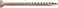 PAM Fastening Technology WDCH8212 ACQ Compliant Coating Coarse Thread Collated 8 x 212Inch Screw 1000 Screws per Box