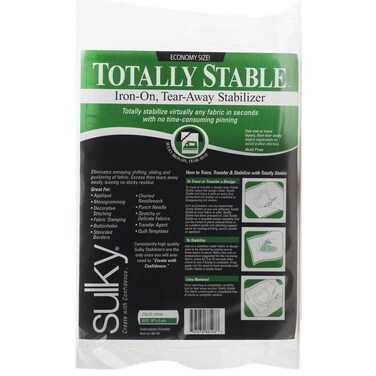 Sulky Totally Stable IronOn TearAway Stabilizer 20 by 3Yard