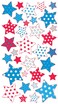 Sticko Stickco RED White Blue Stars 5200279 Other