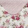 Laura Ashley  King Quilt Set Reversible Cotton Bedding with Matching Shams Lightweight Home Decor for All Seasons Lidia Pink King