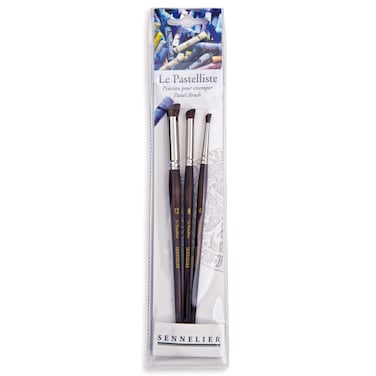Sennelier Le Pastelliste Brush Set 3 Count Pack of 1 Brown