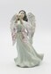 Cosmos 96571 Fine Porcelain African American Angel Musical Figurine 918Inch  Green