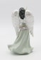 Cosmos 96571 Fine Porcelain African American Angel Musical Figurine 918Inch  Green