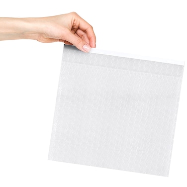 ABC Clear Bubble Out Bags 12 x 115 Inches Pack of 10 Polyethylene Self Seal Bubble Pouches Cushioning Clear Bubble Bags for Packing Clear Bubble Envelopes Clear Bubble Out Pouches