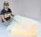 Mybecca 48 Inch Wide 2 Yard Quilt Batting Multipurpose Dacron Fiber Polyester Wadding Fabric Loft Upholstery Grade Padding 48 x 72 4x6