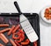 New Star Foodservice 38385 Plastic Handle Flexible Grill TurnerSpatula Perforated 145Inch Black