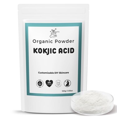 Premium Kojic Acid Powder for SkinLightening and DIY Skincare  99 Purity Brighten Complexion Reduce Dark Spots Even Skin Tone  Natural Preservative  Ideal for Custom Serums Creams and Masks