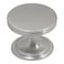 Hickory Hardware P2142SN American Diner Transitional Door Handle  1 Pack Round 138 Inch Cabinet Knob  Hardware for Doors  Dresser Drawers  Zinc Material Door Knob with Satin Nickel Finish