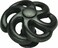 Hickory Hardware PA1312RIWOA 1 Charleston Blacksmith Knob 112 Inch Diameter Black Iron