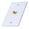 RCA Coaxial Single Wall Plate White  VH61R