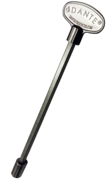Dante Products Dante Valve Key 8Inch Satin Nickel