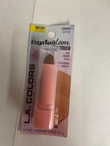 LA COLORS Nude Glam Lipstick C68987 Surreal Beige