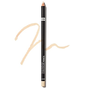 THESAEM Cover Perfection Concealer Pencil  Non Comedogenic spot Eraser  Conceal BlemishAging SpotAcneFreckle  MultiUse Under Eye Concealer for Dark Circle2g 05 Ice Beige