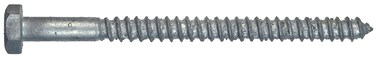 The Hillman Group 812080 Hot Dipped Galavanized Hex Lag Screw 38 X 6Inch 50Pack