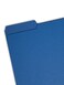 Smead Interior File Folder 13Cut Tab Letter Size Navy 100 per Box 10279