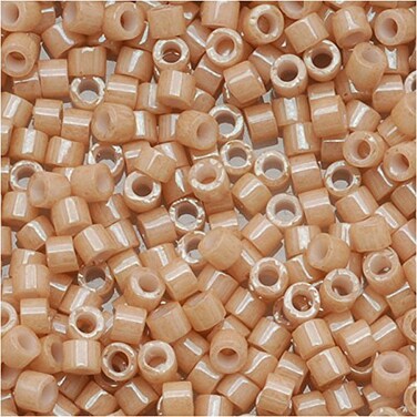 Miyuki Delica Beads Opaque Tan Luster