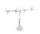 Deco 79 Aluminum Metal Airplane Decorative Sculpture Home Decor Statue Accent Figurine 12 x 17 x 9 Silver
