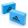 Black Mountain Products Yoga Blocks 3x6x9Inch Blue