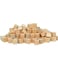 Wooden Blocks 1 Inch Unfinished Wood Blocks for Crafts Pack of 50 Wooden Cubes Plain Wooden Blocks for Baby Shower Small Blank Wooden Blocks STEM Building Birch Wood Cubes for Crafts